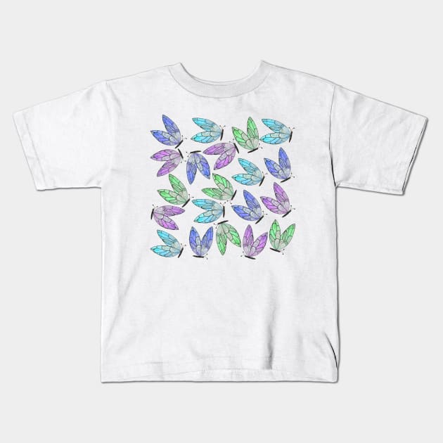 Papillons Kids T-Shirt by DesignsByMonique